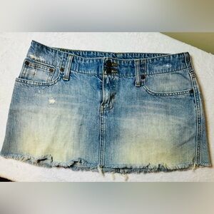 Abercrombie & Fitch Blue Denim Jean Skirt size 6